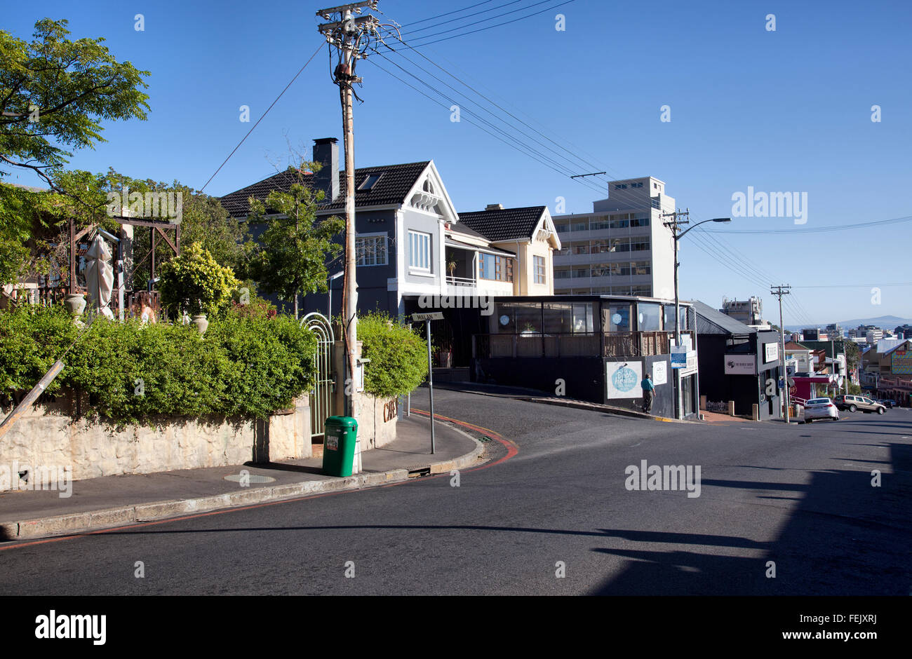 Kloof Street Neighbourhood in Cape Town South Africa Stock Photo Alamy