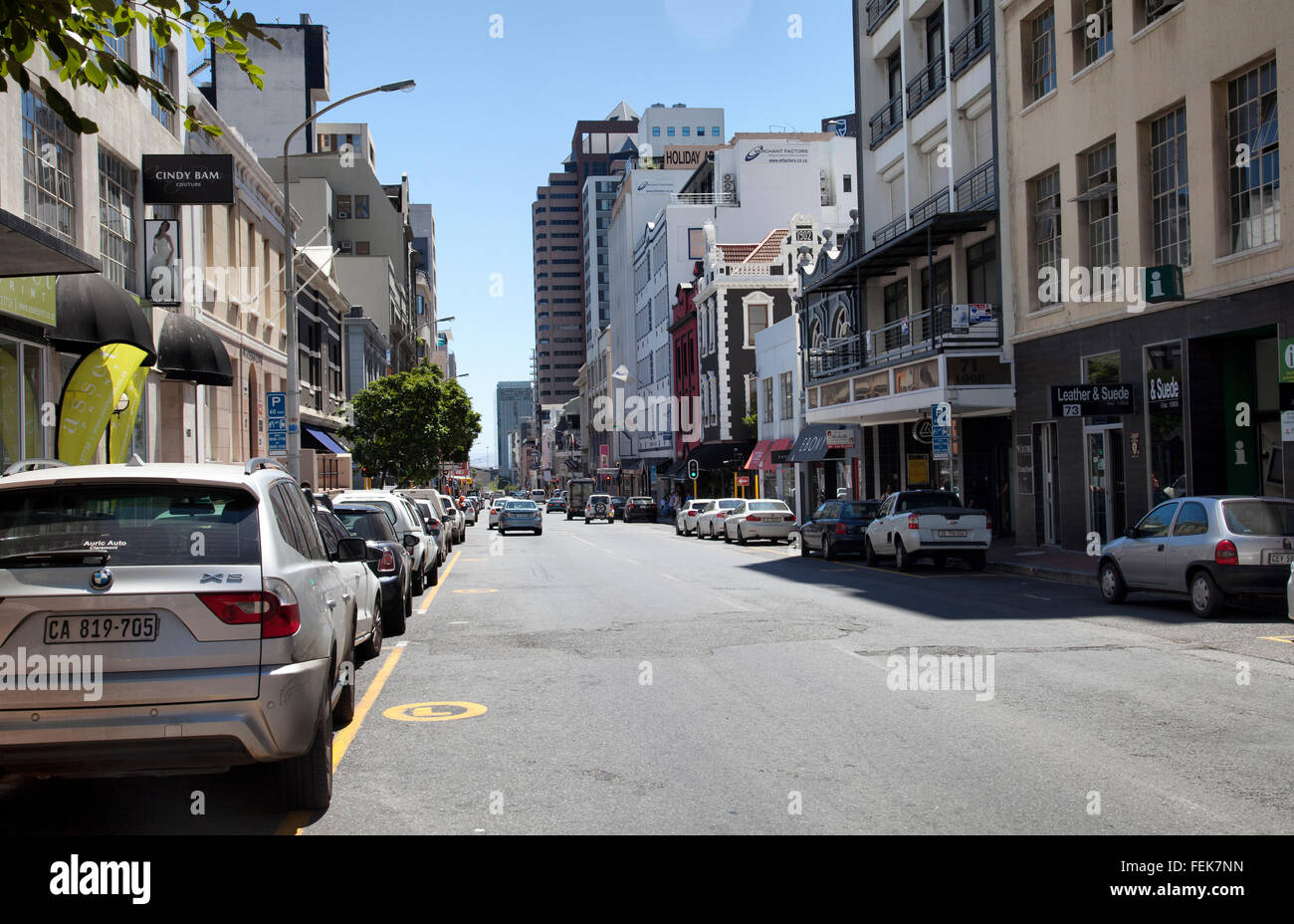 Loop Street In Cape Town City South Africa Stock Photo Alamy
