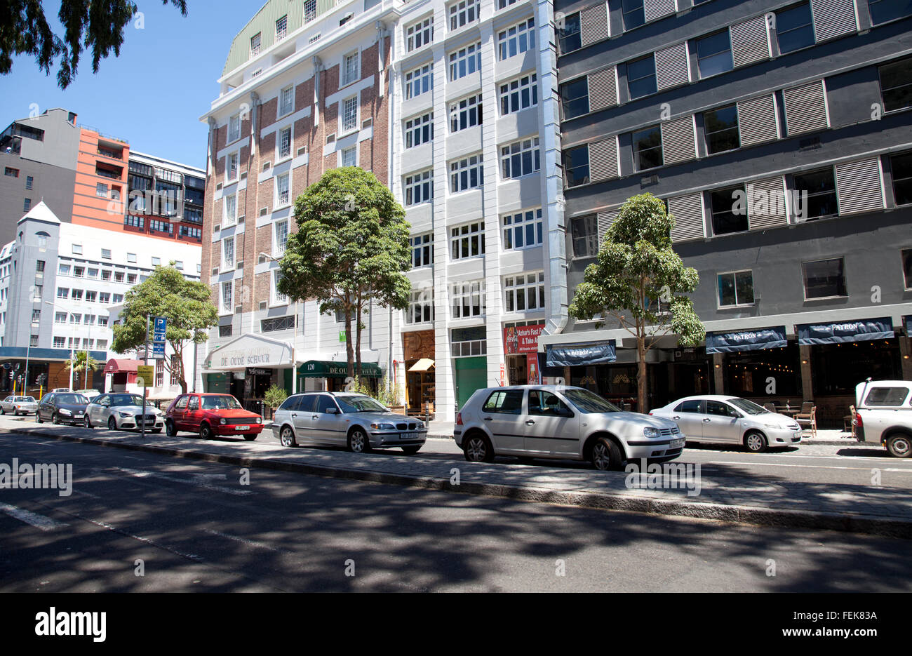 Loop Street in Cape Town City - South Africa Stock Photo
