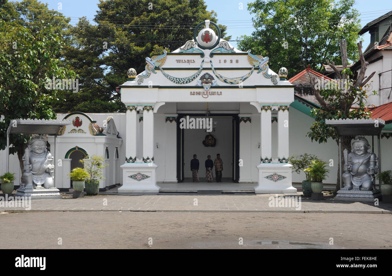 Kraton palace at Yogyakarta on Java, Indonesia Stock Photo