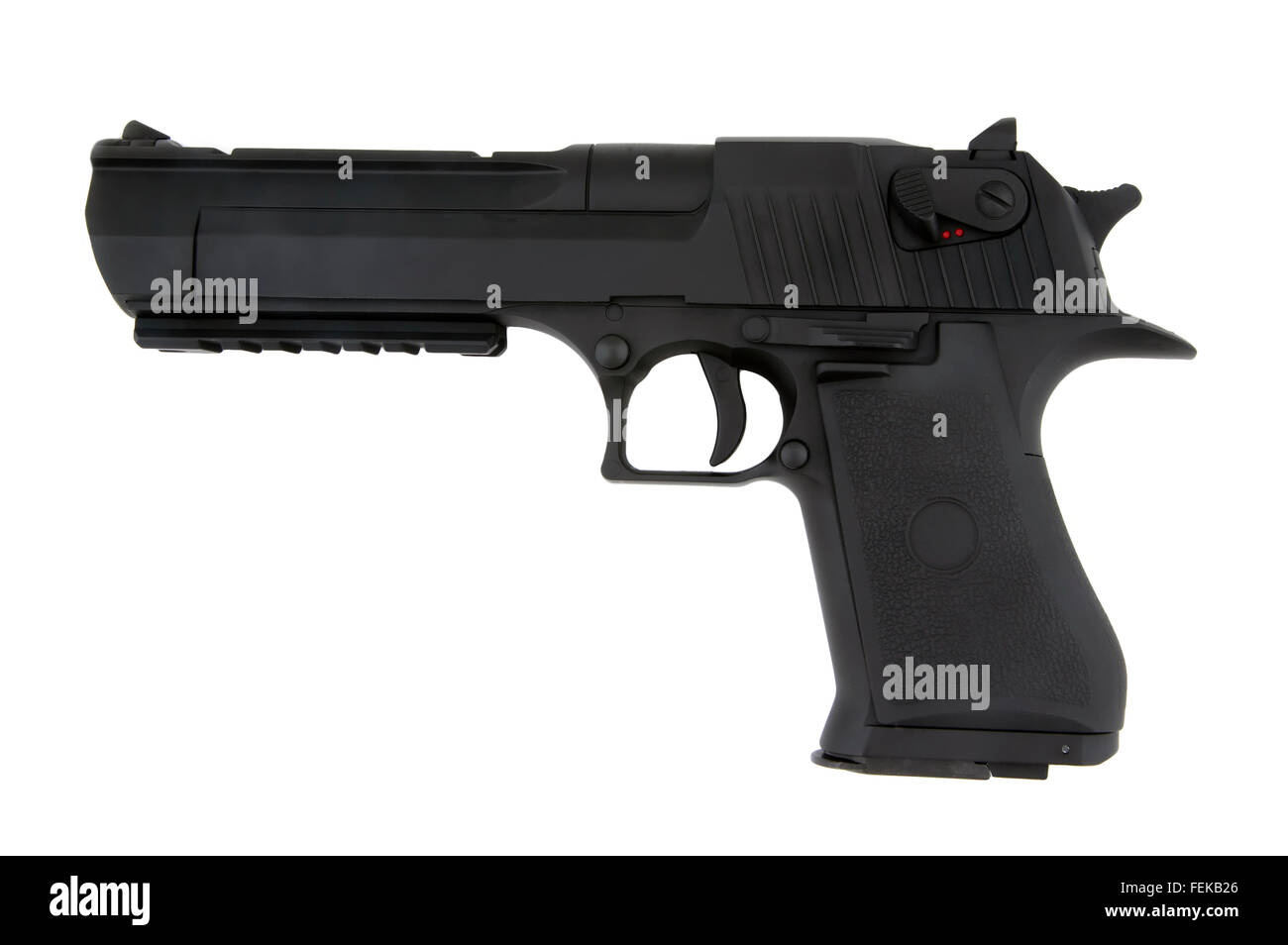 Airsoft pistol isolated on the white background Stock Photo Alamy