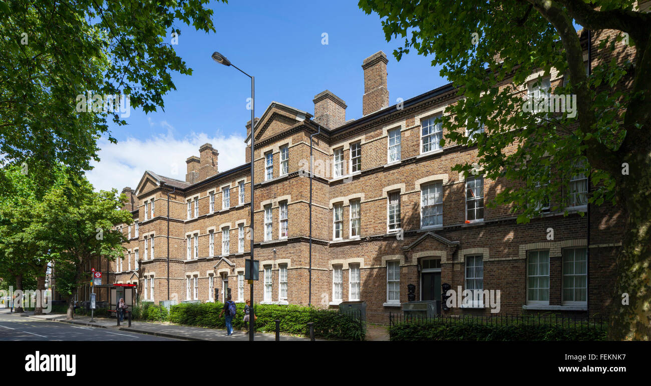 Du Cane Road, London. Social housing. Stock Photo