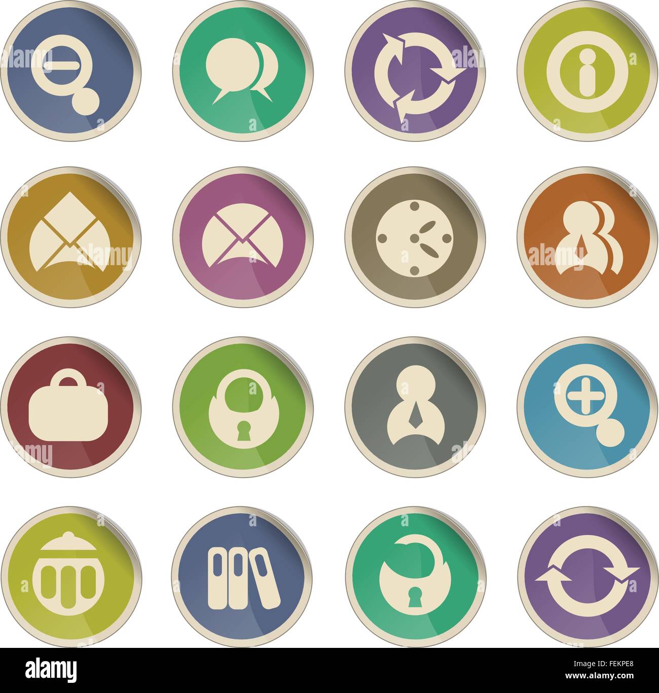 Business simple vector icons Stock Vector Image & Art - Alamy