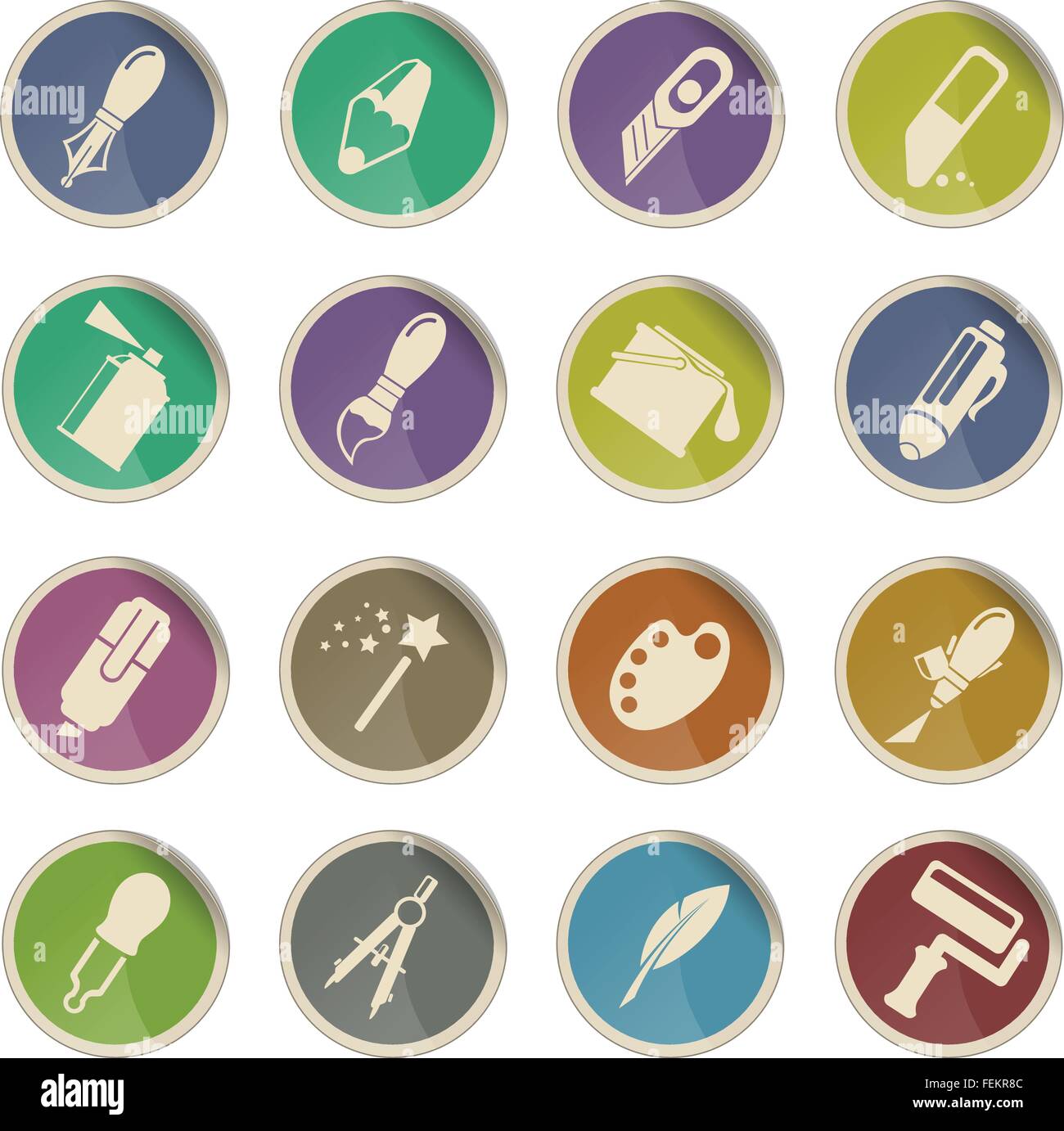 Design paint Stock Vector Images - Alamy