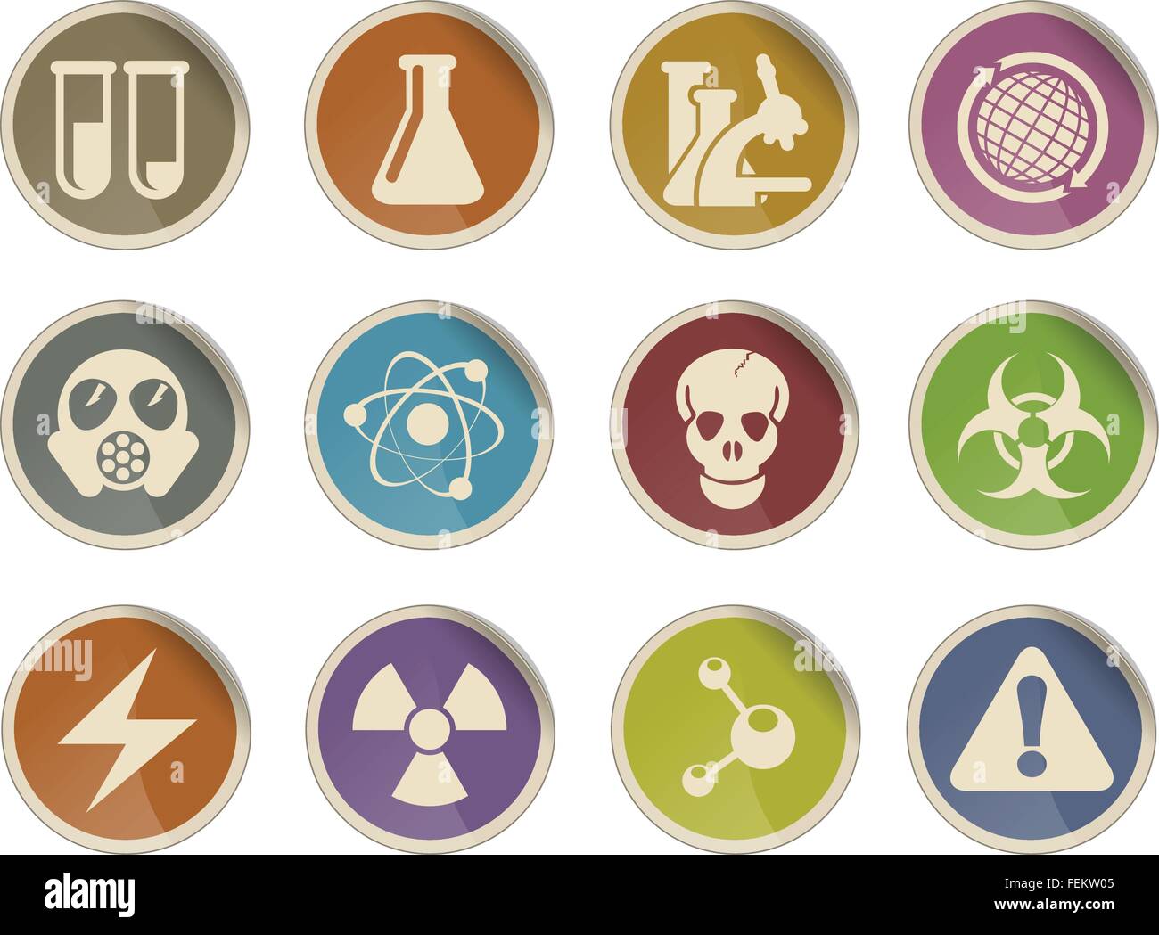 Science Symbols Icons Stock Vector Image & Art - Alamy