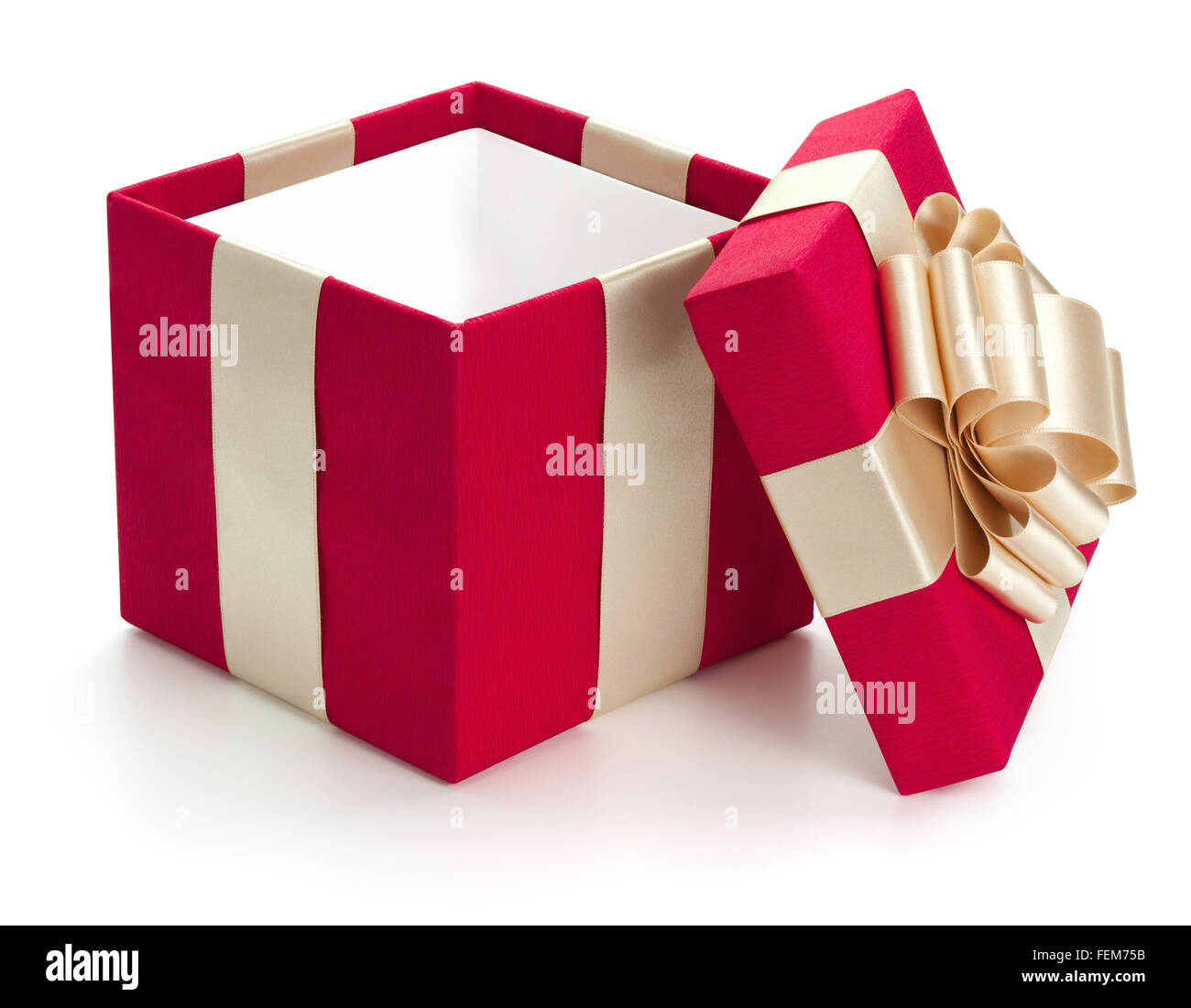 Open gift box christmas red hi-res stock photography and images - Alamy