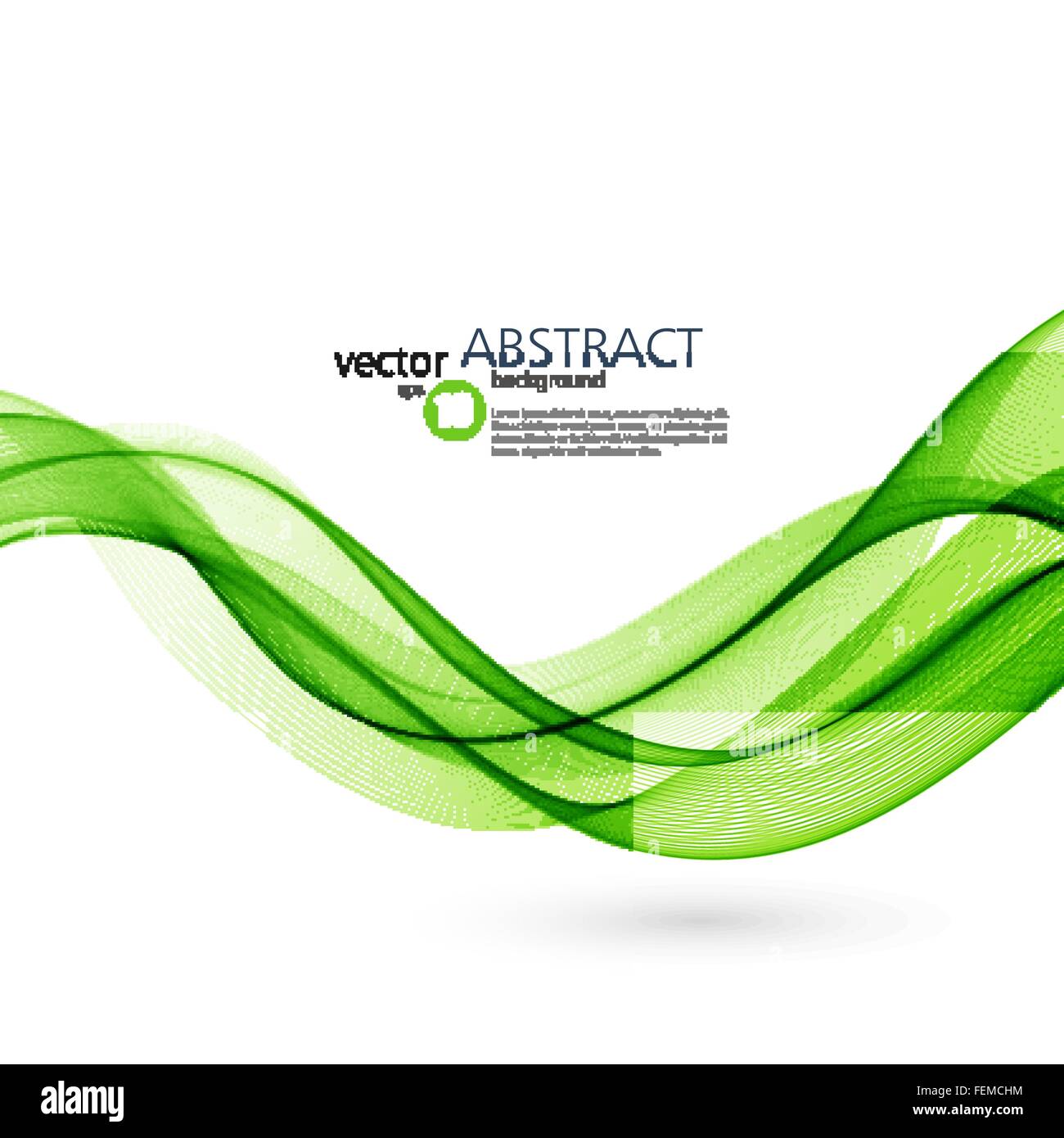 Abstract vector background, green wavy Stock Vector Image & Art - Alamy