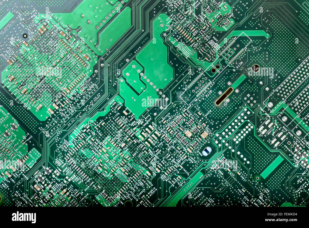 background texture of a circuit board Stock Photo