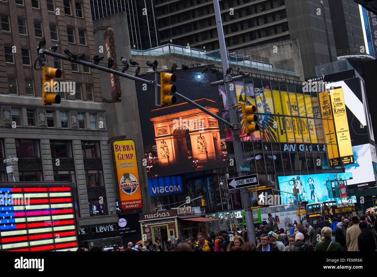 Advertising billboards in Times Square, New York, USA Stock Photo Alamy