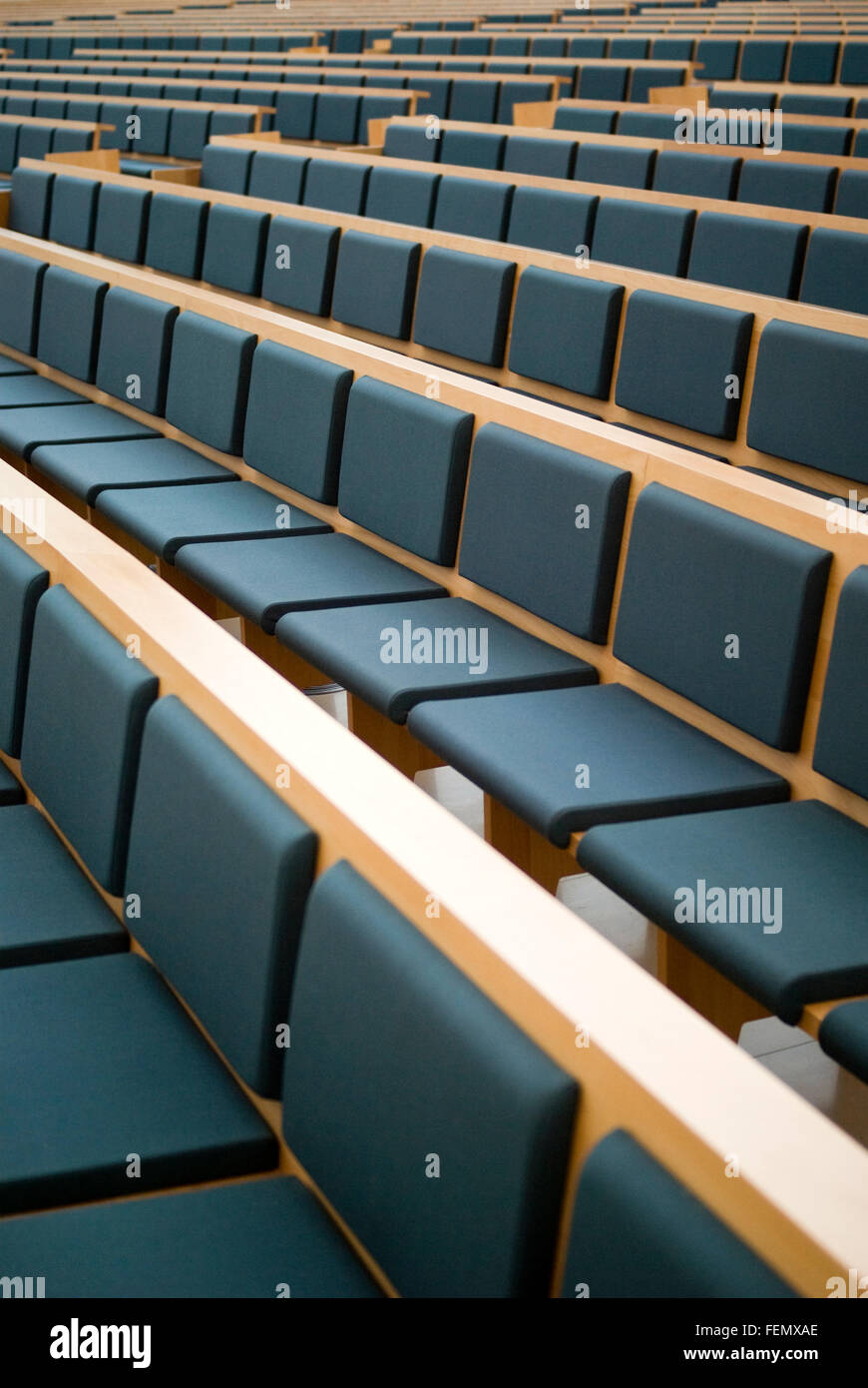 Rows of seats in a conference room Stock Photo Alamy