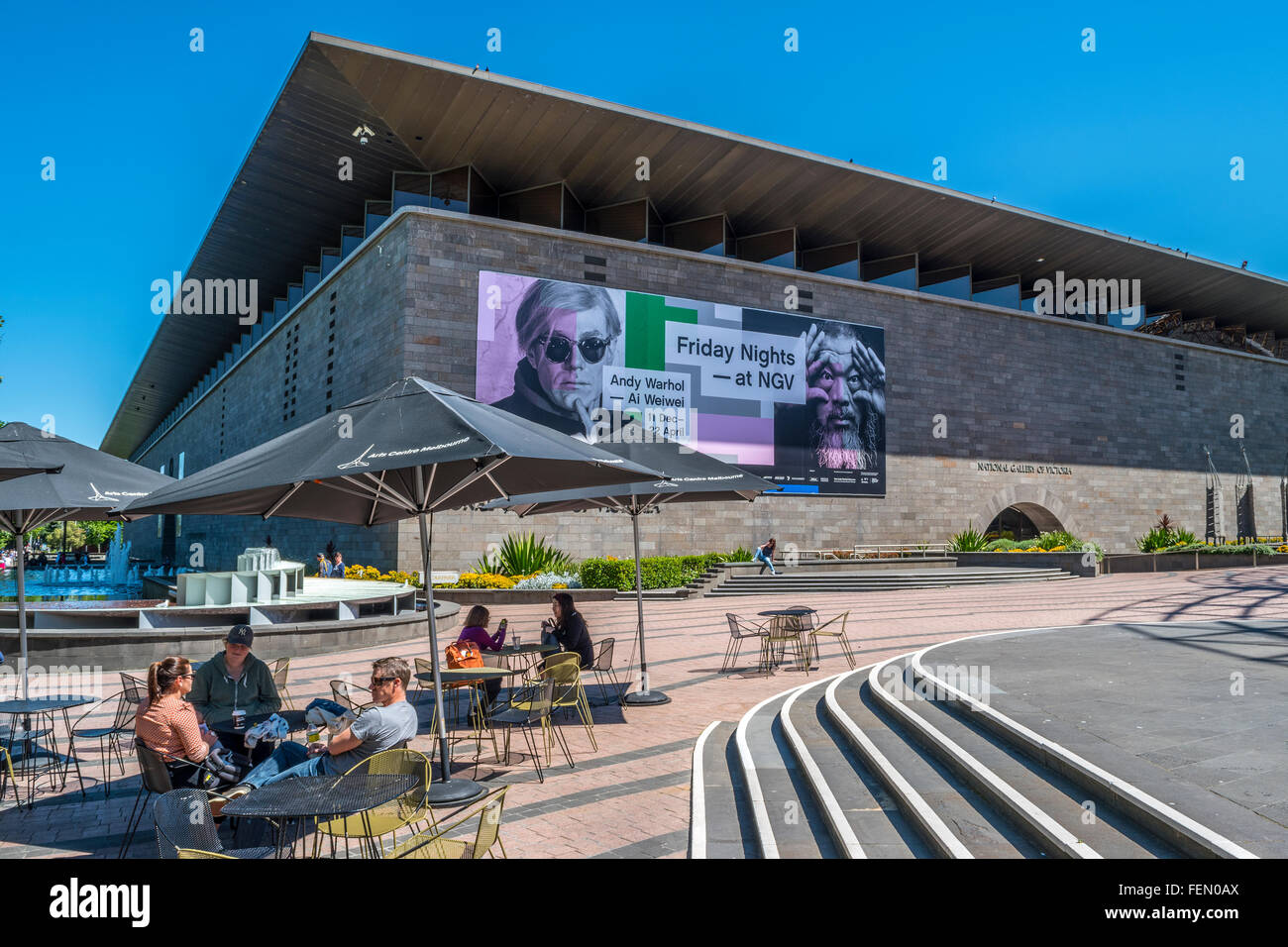 National Gallery of Victoria, Melbourne, Australia Stock Photo