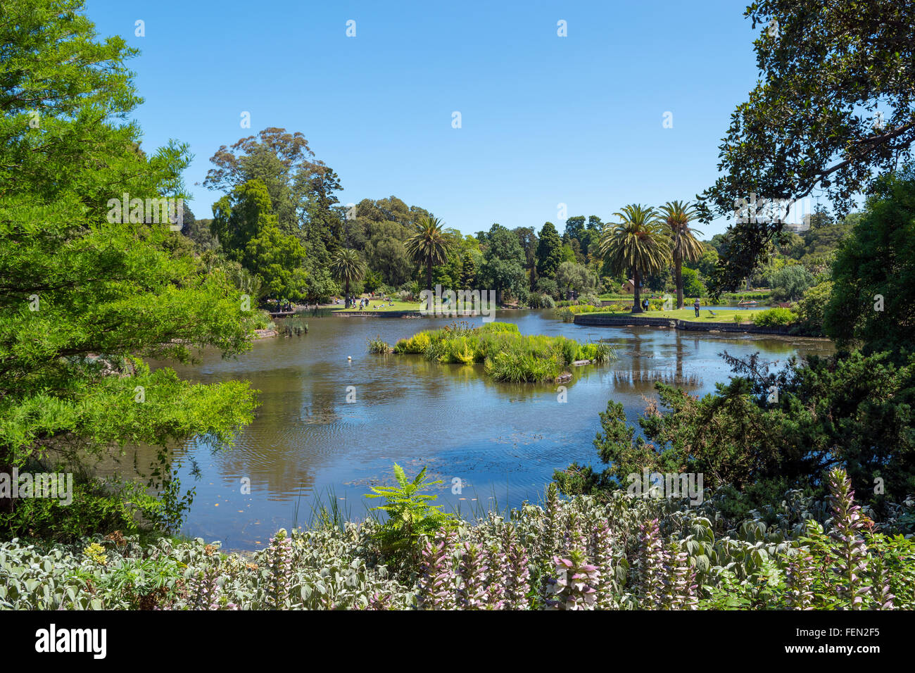 The Royal Botanic Gardens, Melbourne, Australia Stock Photo Alamy