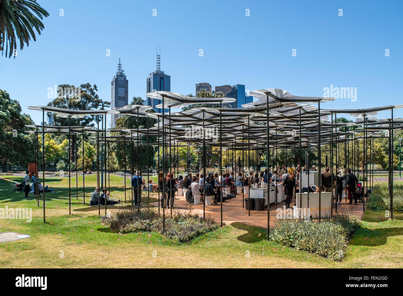 MPavilion, Queen Victoria Gardens, Melbourne, Australia Stock Photo Alamy