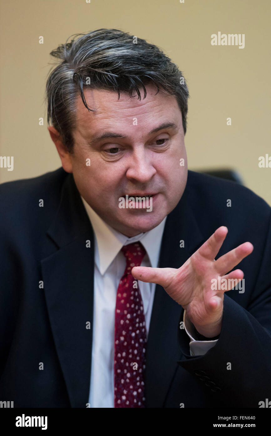 Wales Education Minister Huw Lewis AM. Stock Photo