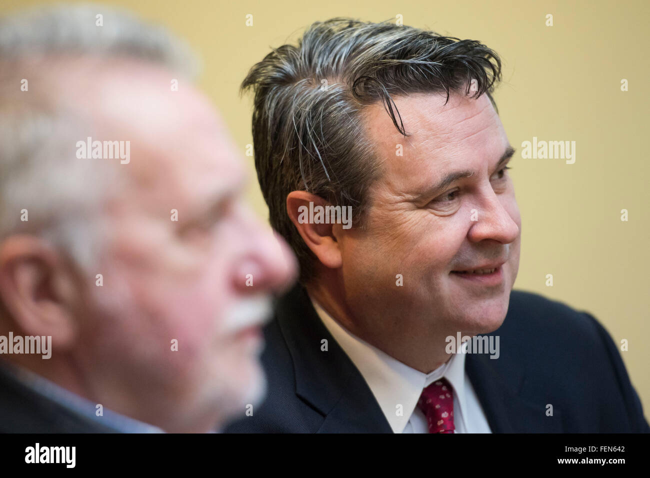 Wales Education Minister Huw Lewis AM. Stock Photo