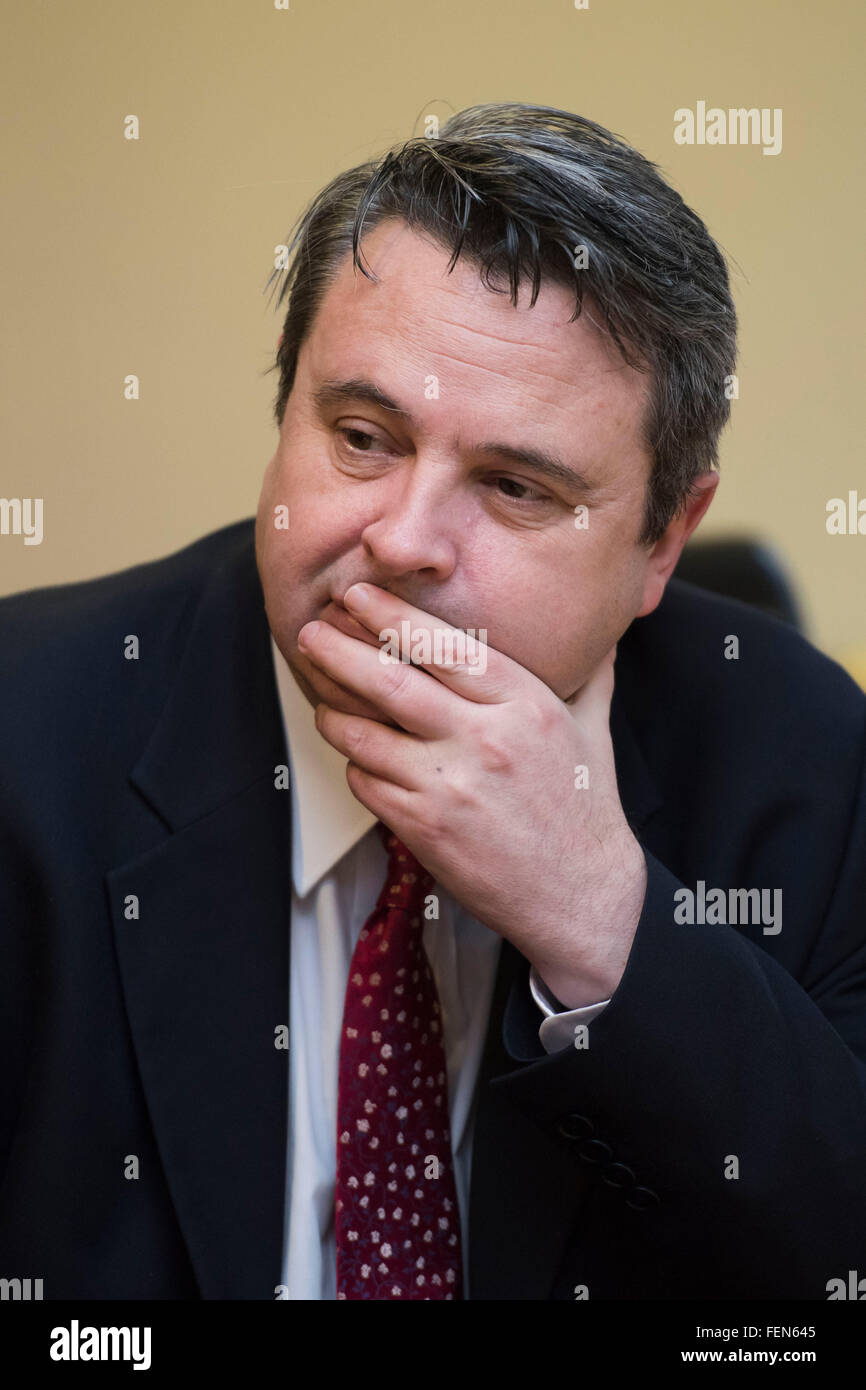 Wales Education Minister Huw Lewis AM. Stock Photo