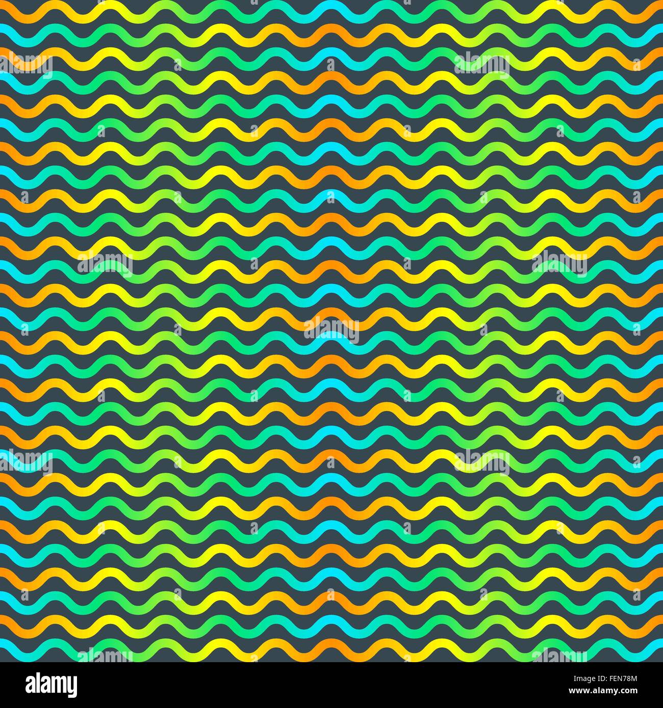 vector abstract geometric color optical illusion psychedelic wave ...