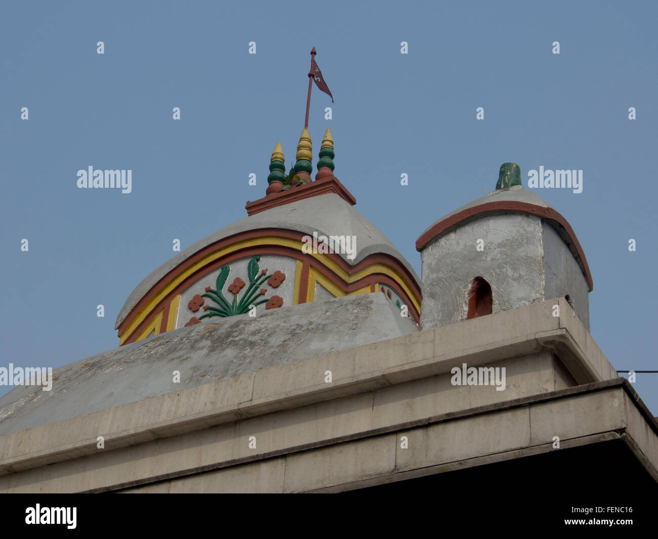 The Kalighat temple in Kolkata, India Stock Photo