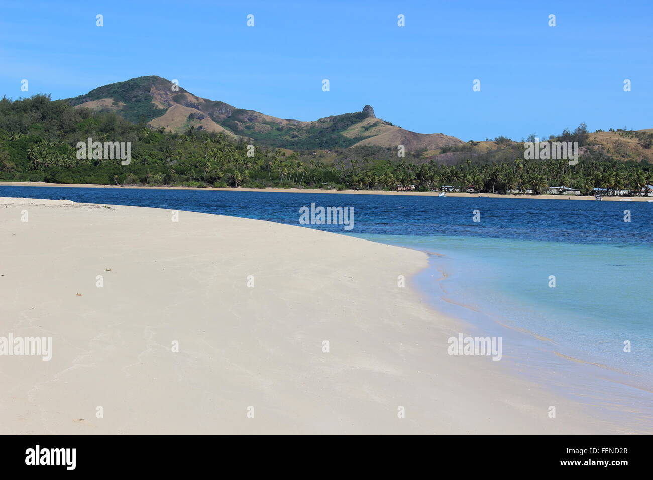 The blue lagoon in Fiji where the movie Blue Lagoon was filmed Stock Photo Alamy