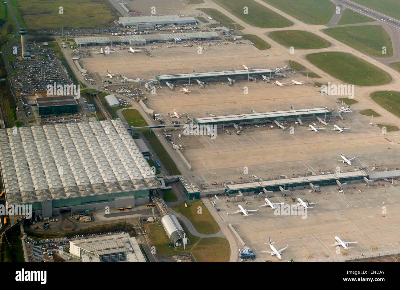 London Stansted Airport, South East England Stock Photo
