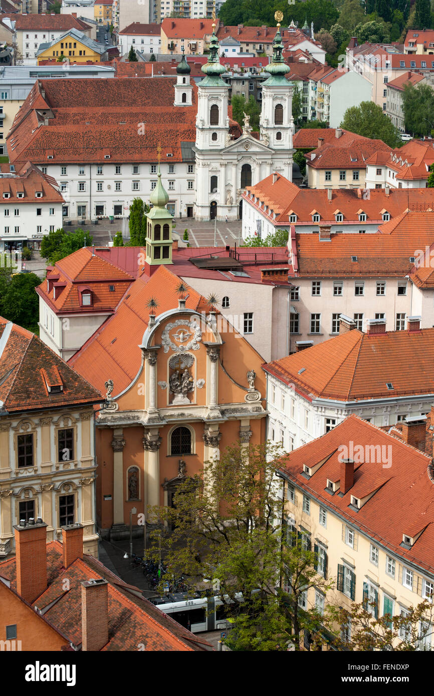 Trinity Church and Mariahilferkirche, UNESCO World Heritage Site city ...