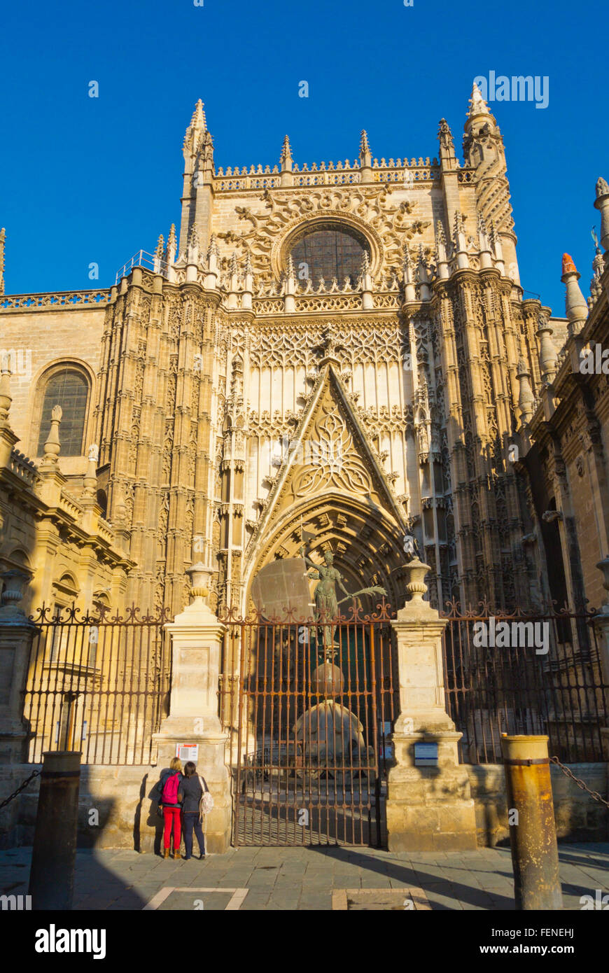 Puerta De San Cristobal, the Cathedral, Sevilla, Andalucia, Spain Stock Photo