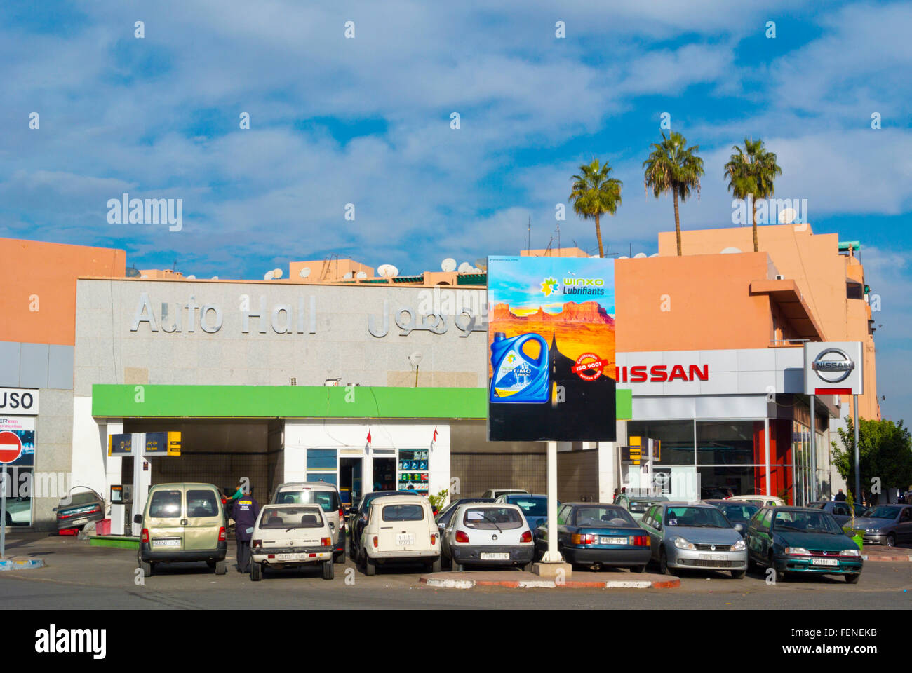 Autohall, car dealership selling used cars, Gueliz, Ville Nouvelle