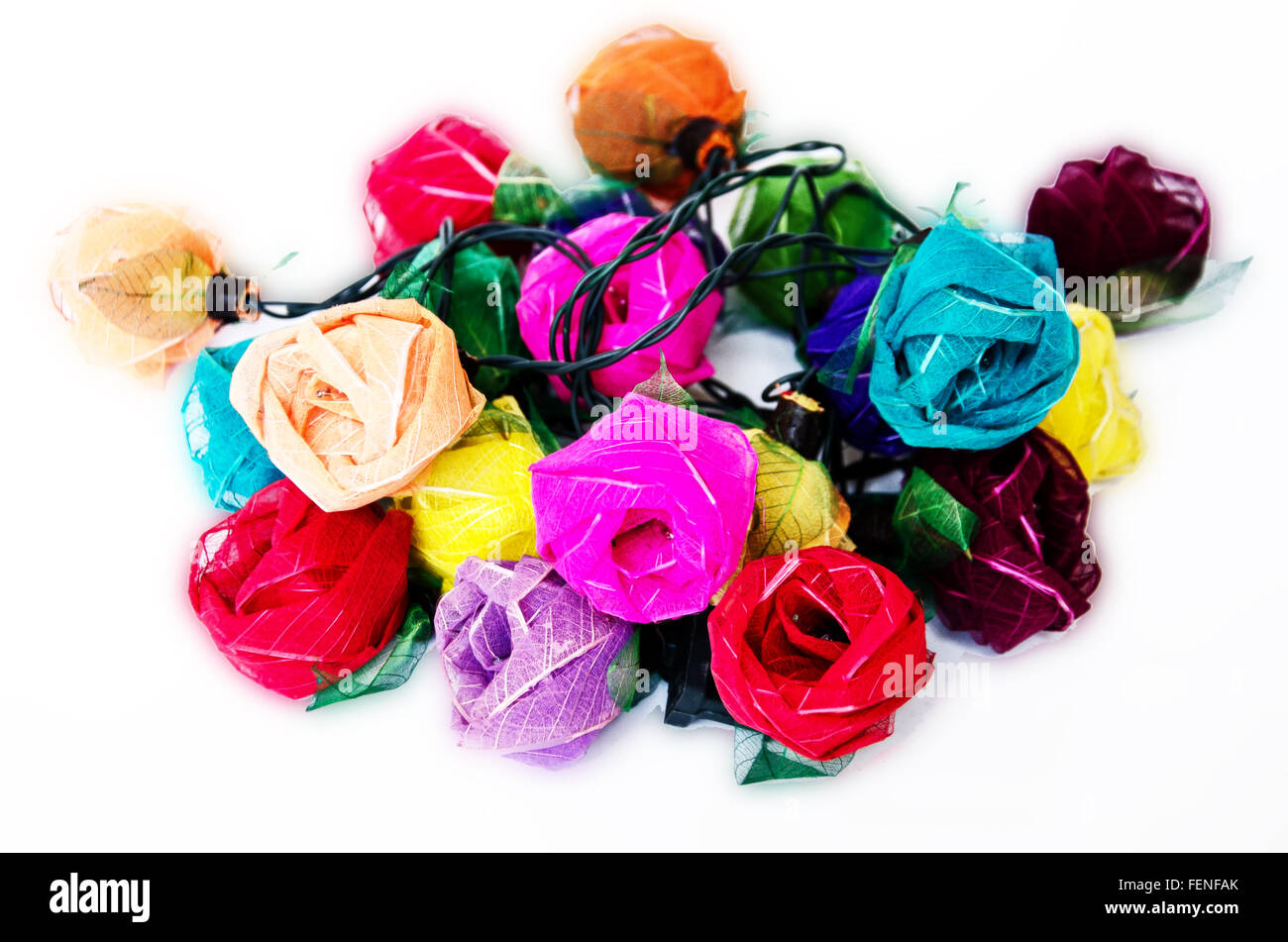 Colorful of artificial rose for decoration Stock Photo Alamy