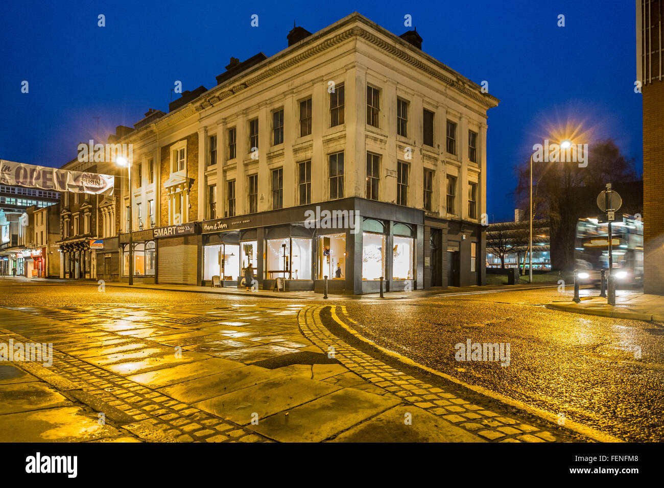 Preston city centre night hires stock photography and images Alamy
