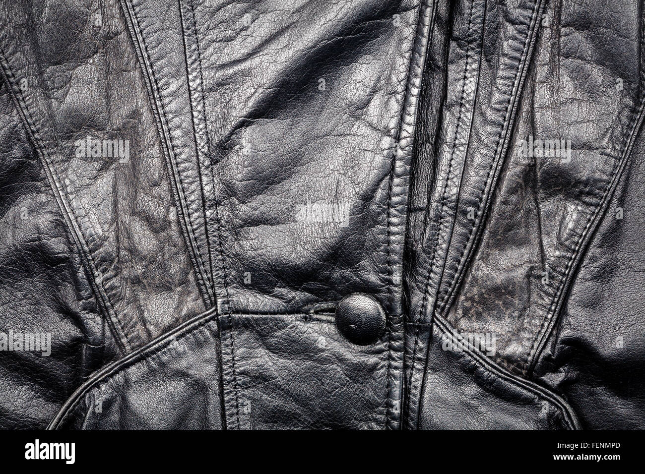 Abstract dark leather jacket texture hi-res stock photography and ...