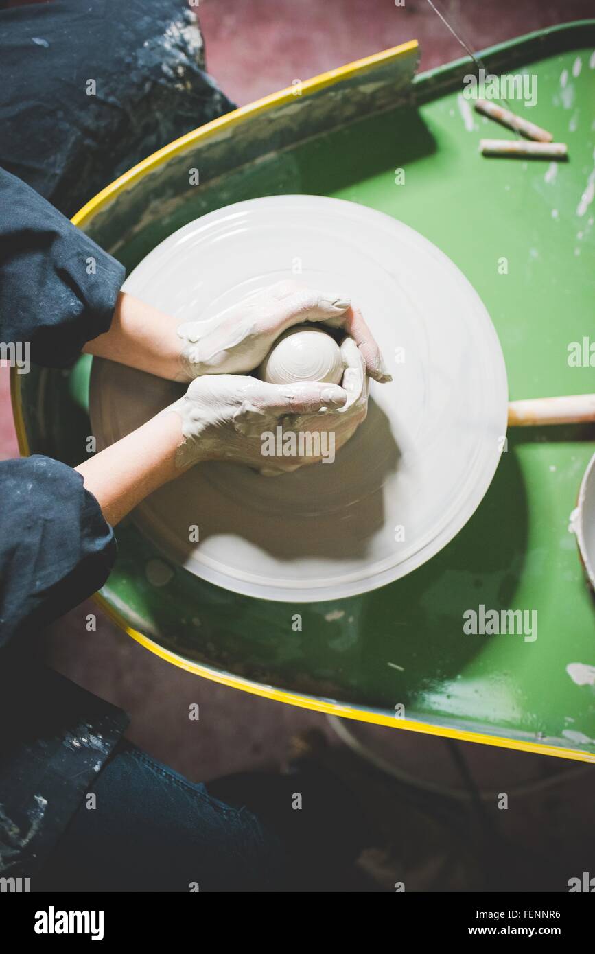 Pottery Wheel Hands High Resolution Stock Photography and Images - Alamy