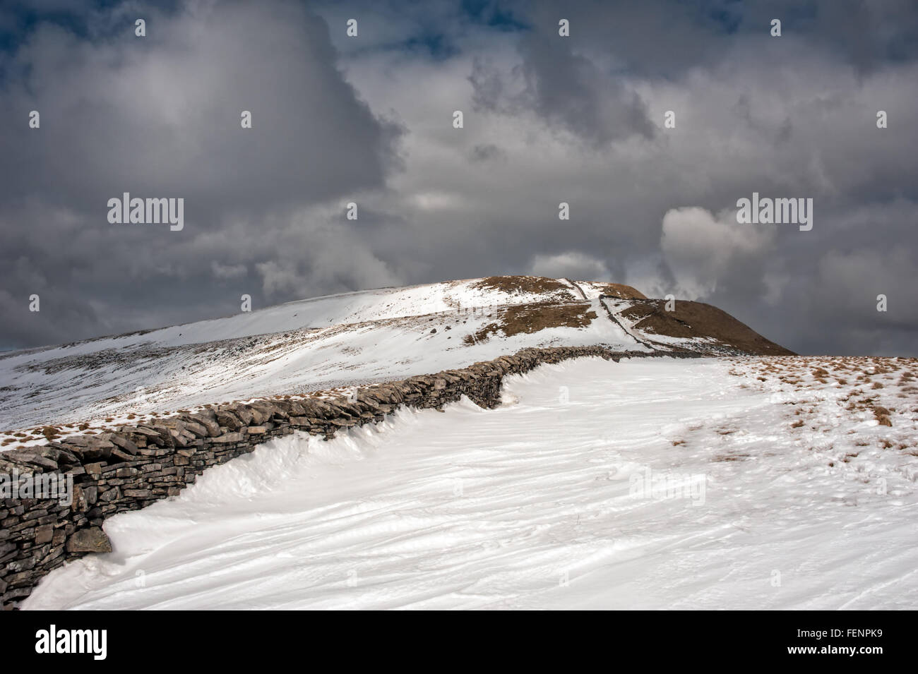 Whernside in Winter Stock Photo - Alamy
