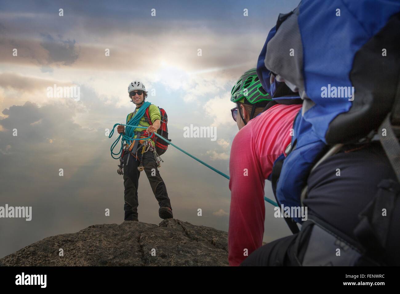 Mountain climber equipment hires stock photography and images Alamy