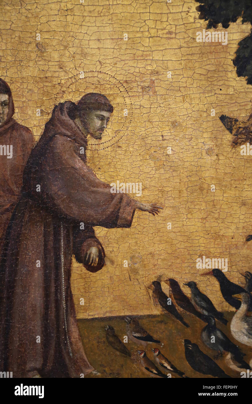 Saint Francis receiving the Stigmata, by Italian painter Giotto (1266 ...