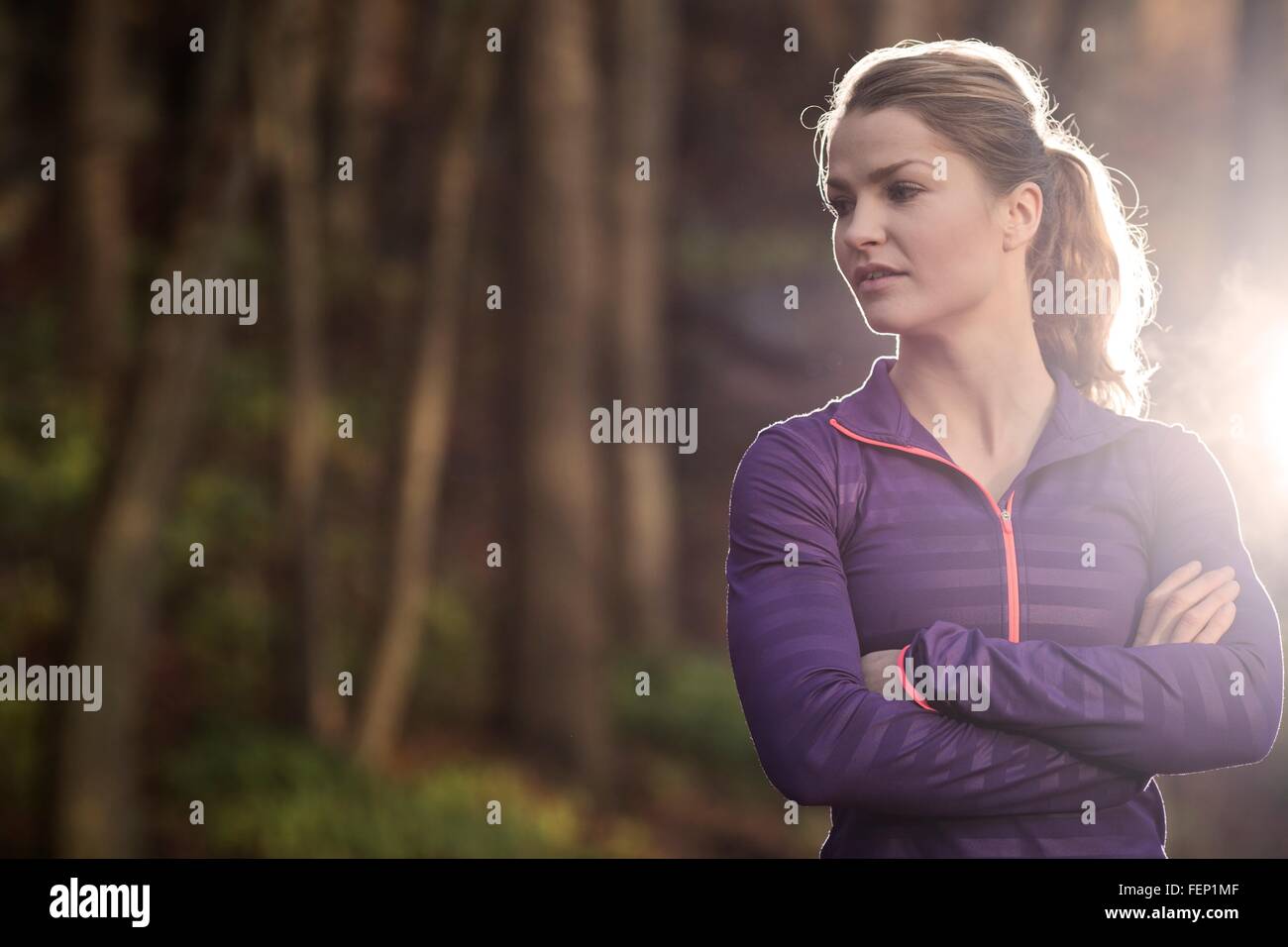 Woman arms folded hi-res stock photography and images - Alamy
