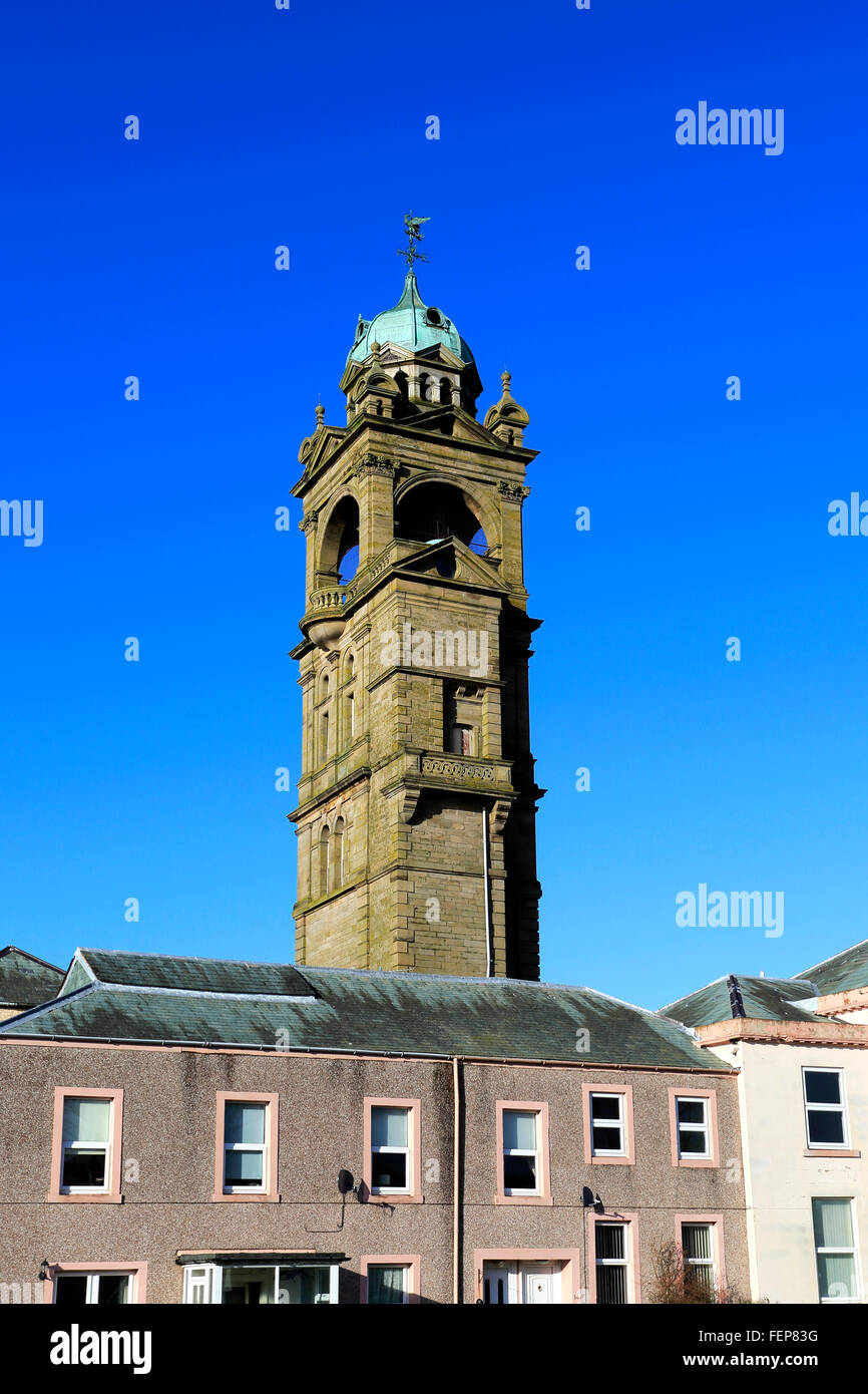 Highmoor Tower, Wigton town, Cumbria county, England, UK. Built in 1885 by Edwin and Henry Banks
