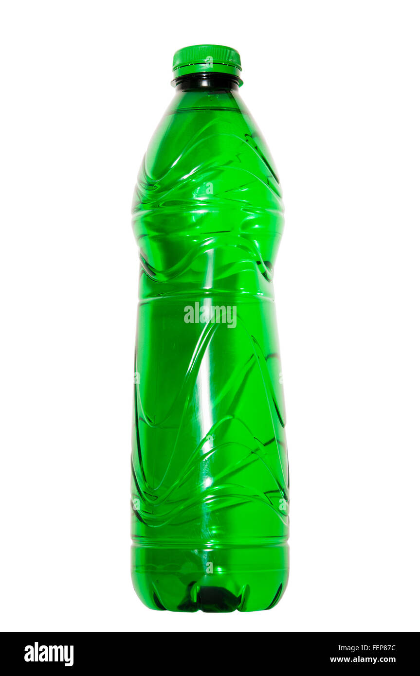 Plastic green bottle Stock Photo Alamy