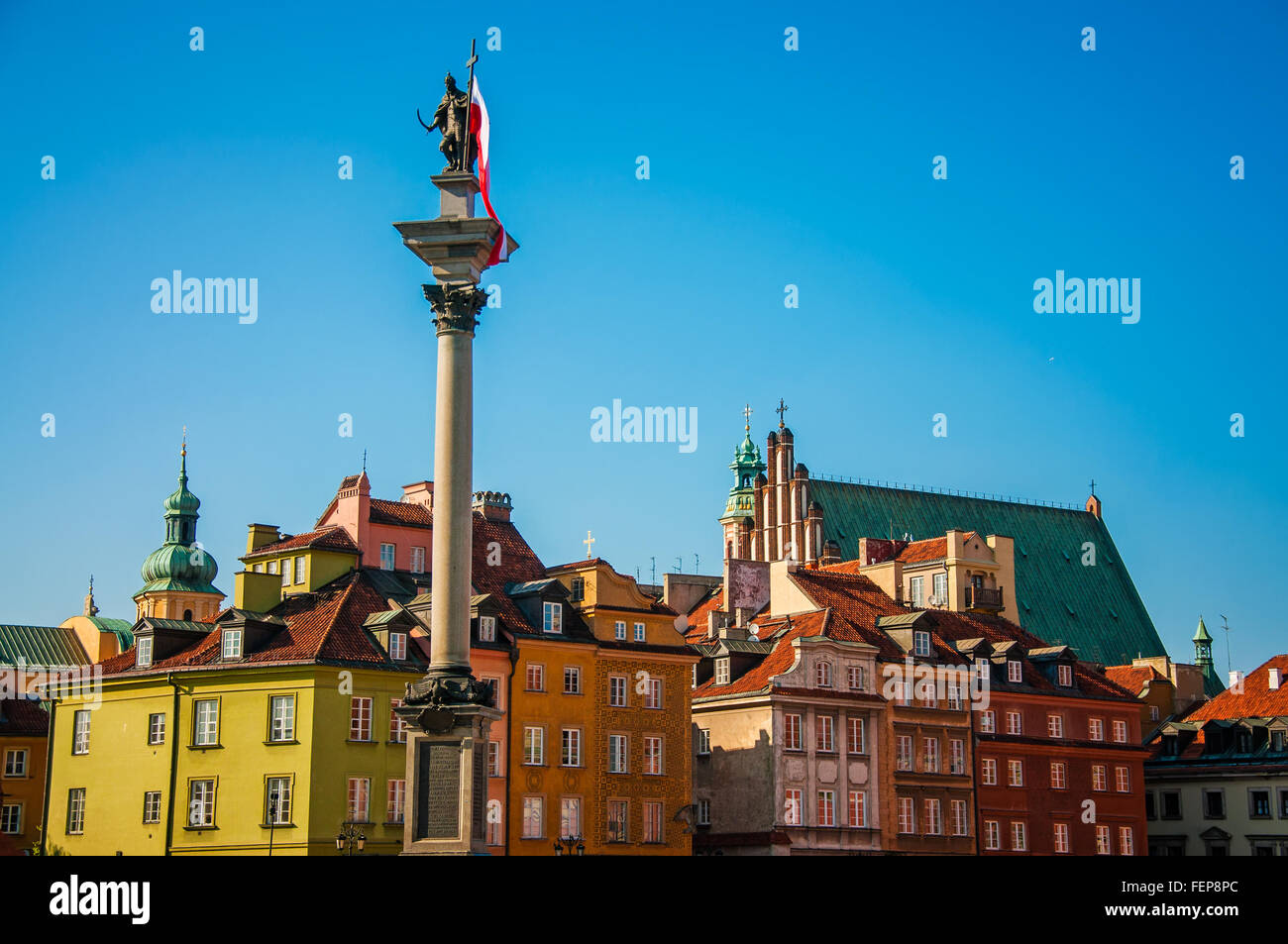 old town of Warsaw Stock Photo