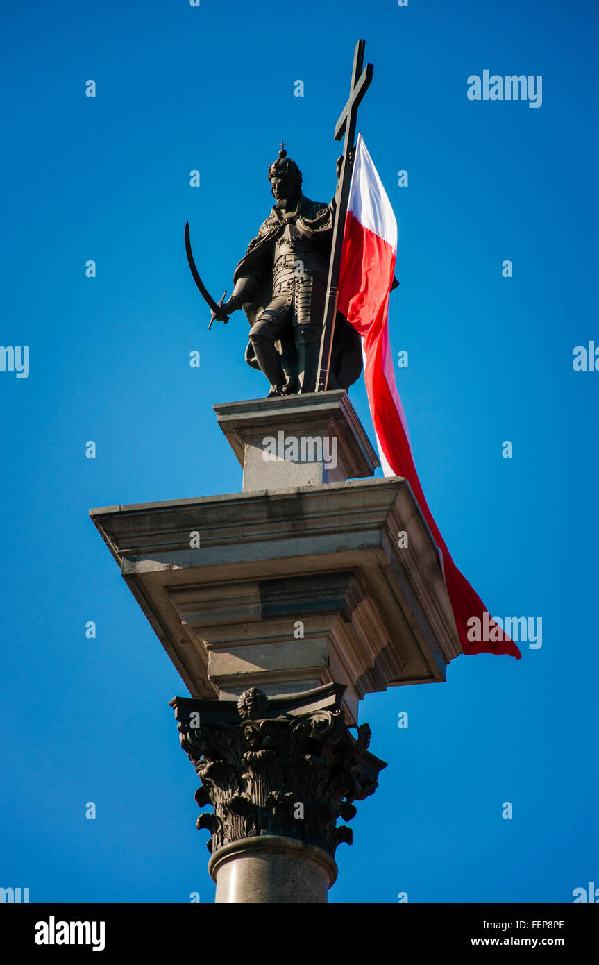 Sigismund's Column Stock Photo