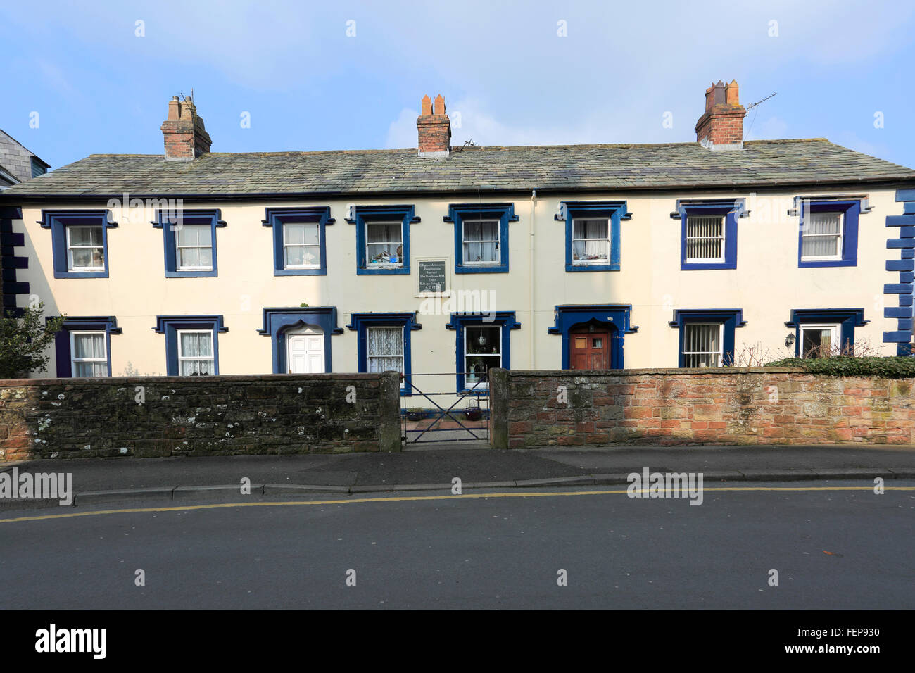 Exterior of the College of Matrons, Hospital of Christ, Wigton town