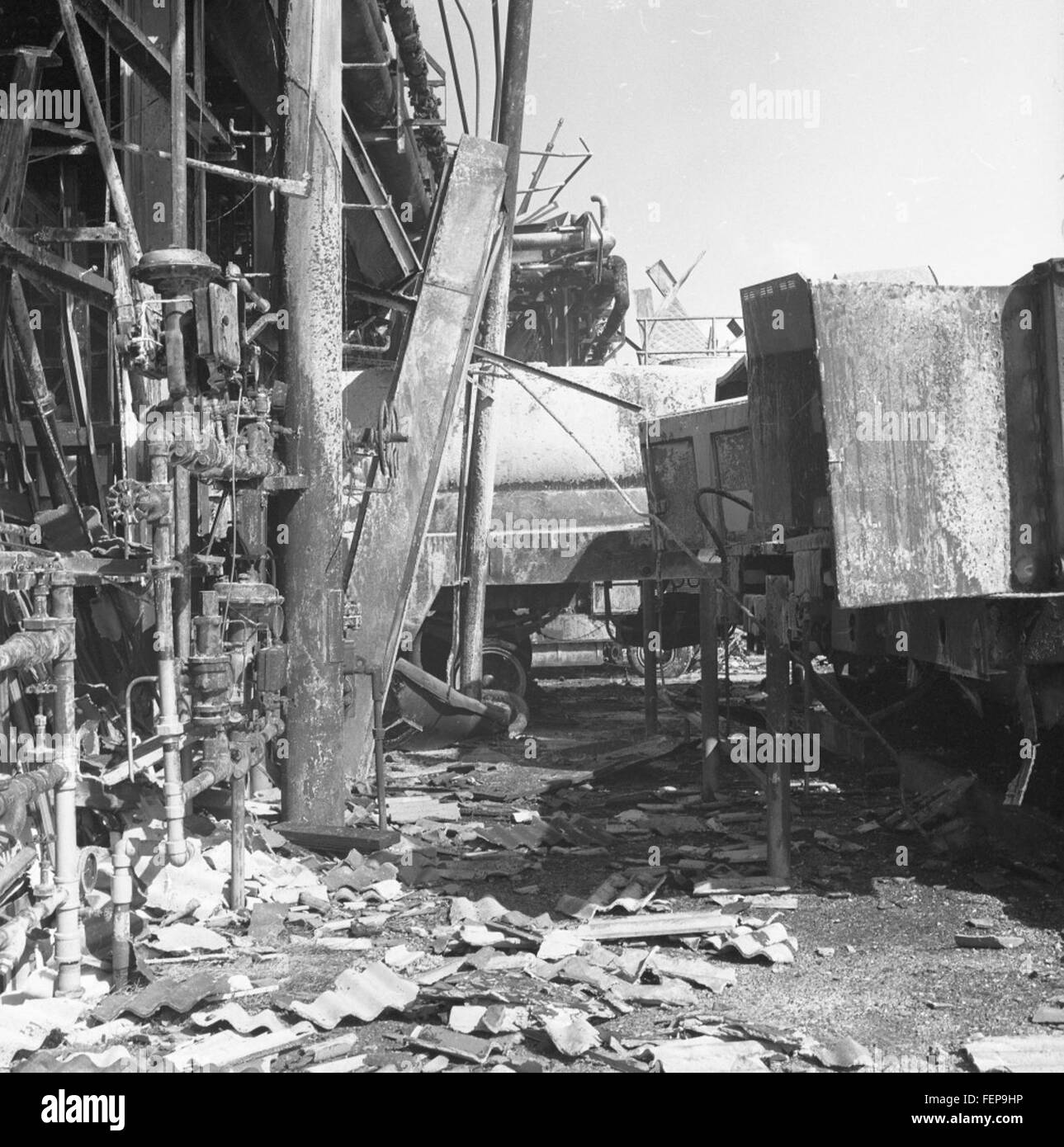 The Atlas 9C rocket, launched from Pad 12, experienced damage during its mission. This detail from the Atlas 9C project highlights the complexities and challenges faced in early space missions. Stock Photo
