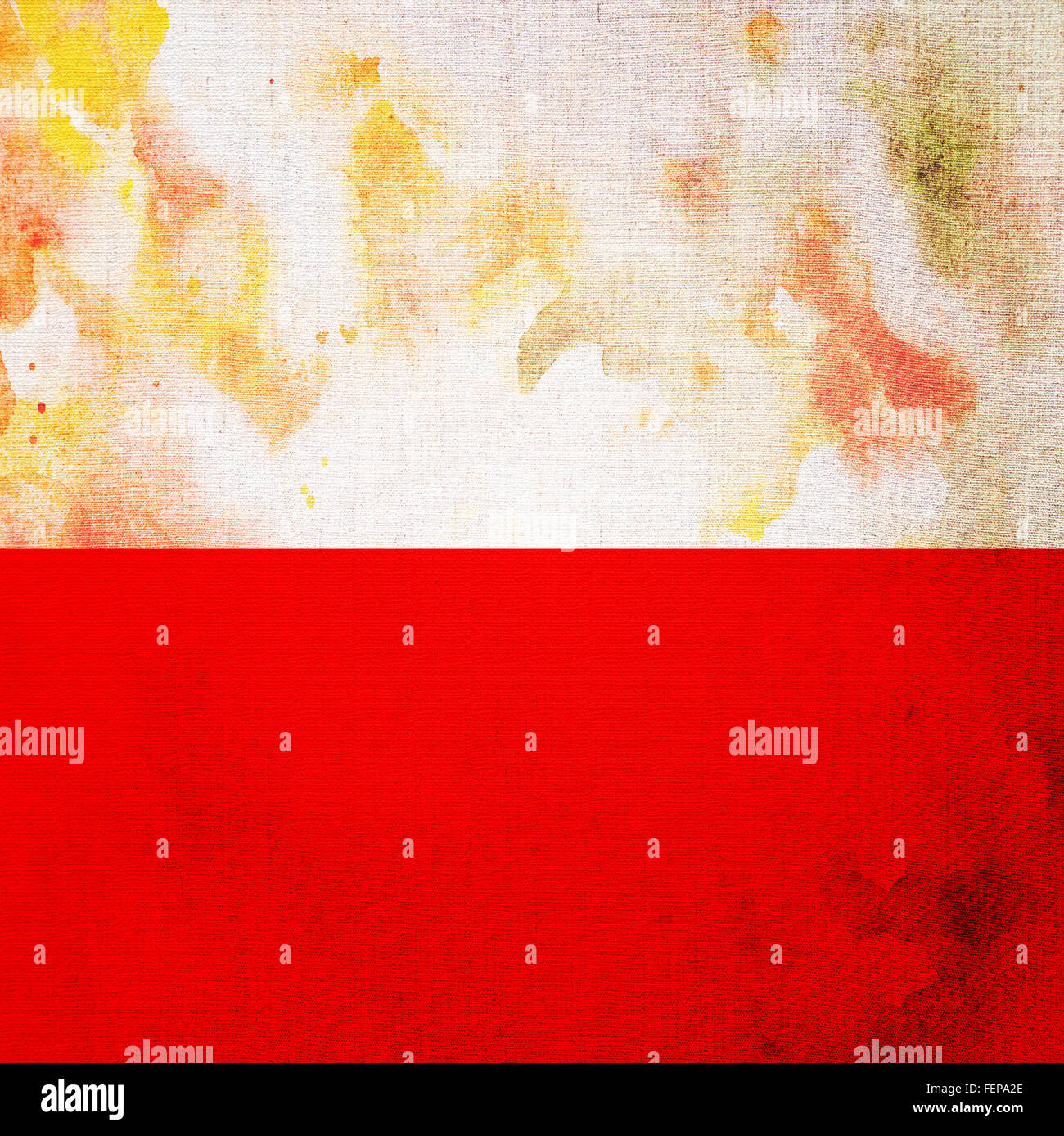 Polish flag Stock Photo