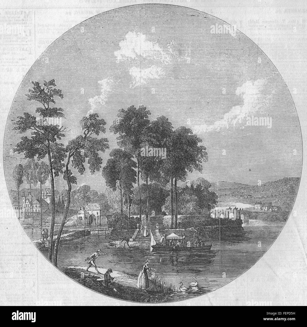 FRANCE Château de SaintCloud The Maison de Gondi, the original Palace