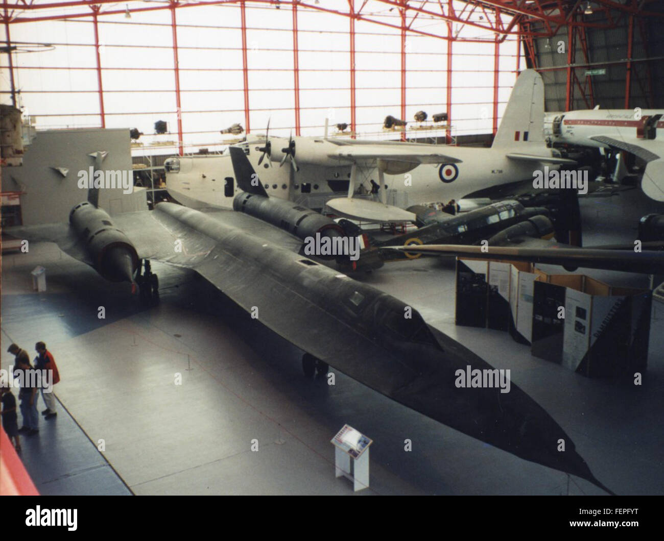 Lockheed SR-71 Blackbird Museum of Flight, Scotland 2001 Stock Photo ...