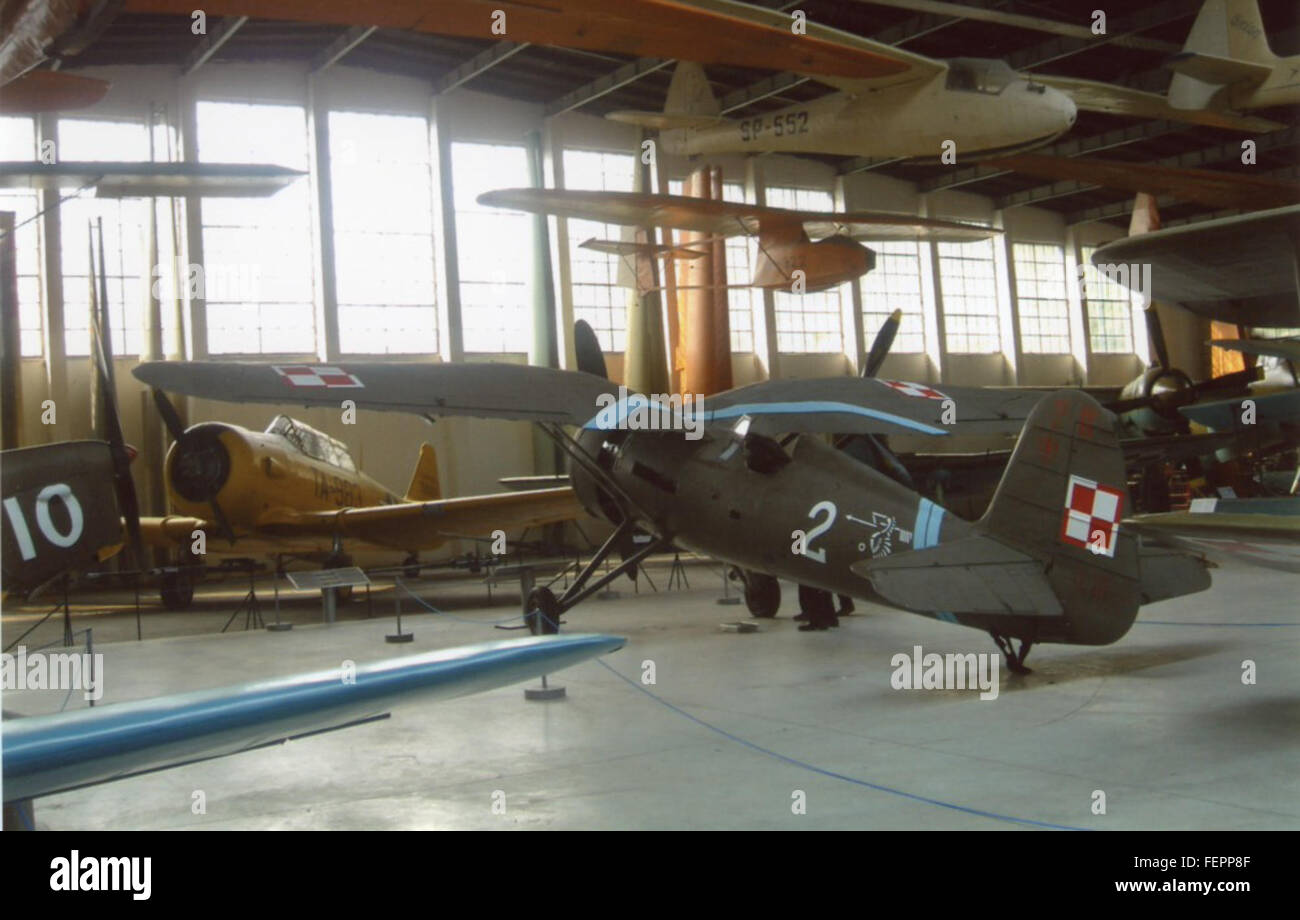 PZL P11c Polish Air Museum 2006 Stock Photo - Alamy