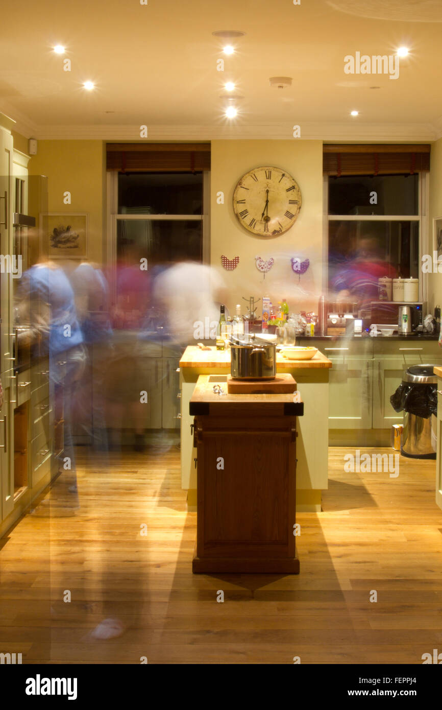 Busy kitchen Stock Photo