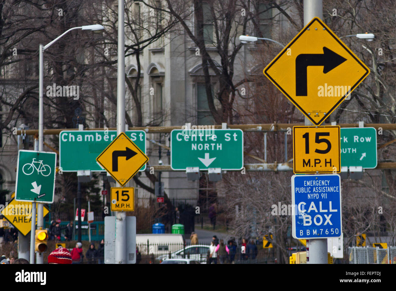 Traffic Signs Stock Photo