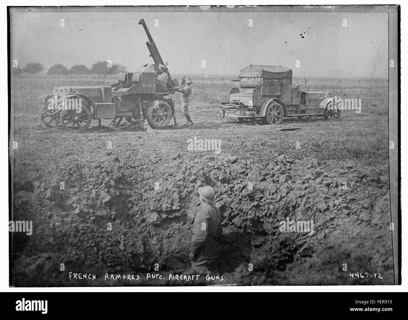 Armored military vehicles in world war i Black and White Stock Photos ...
