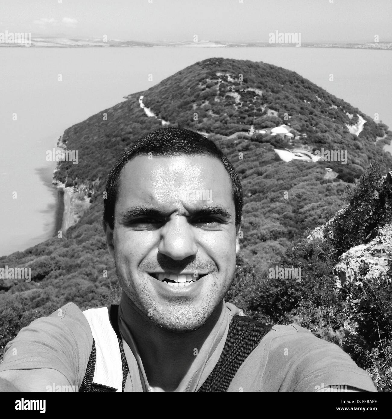 Man on mountain hi-res stock photography and images - Alamy