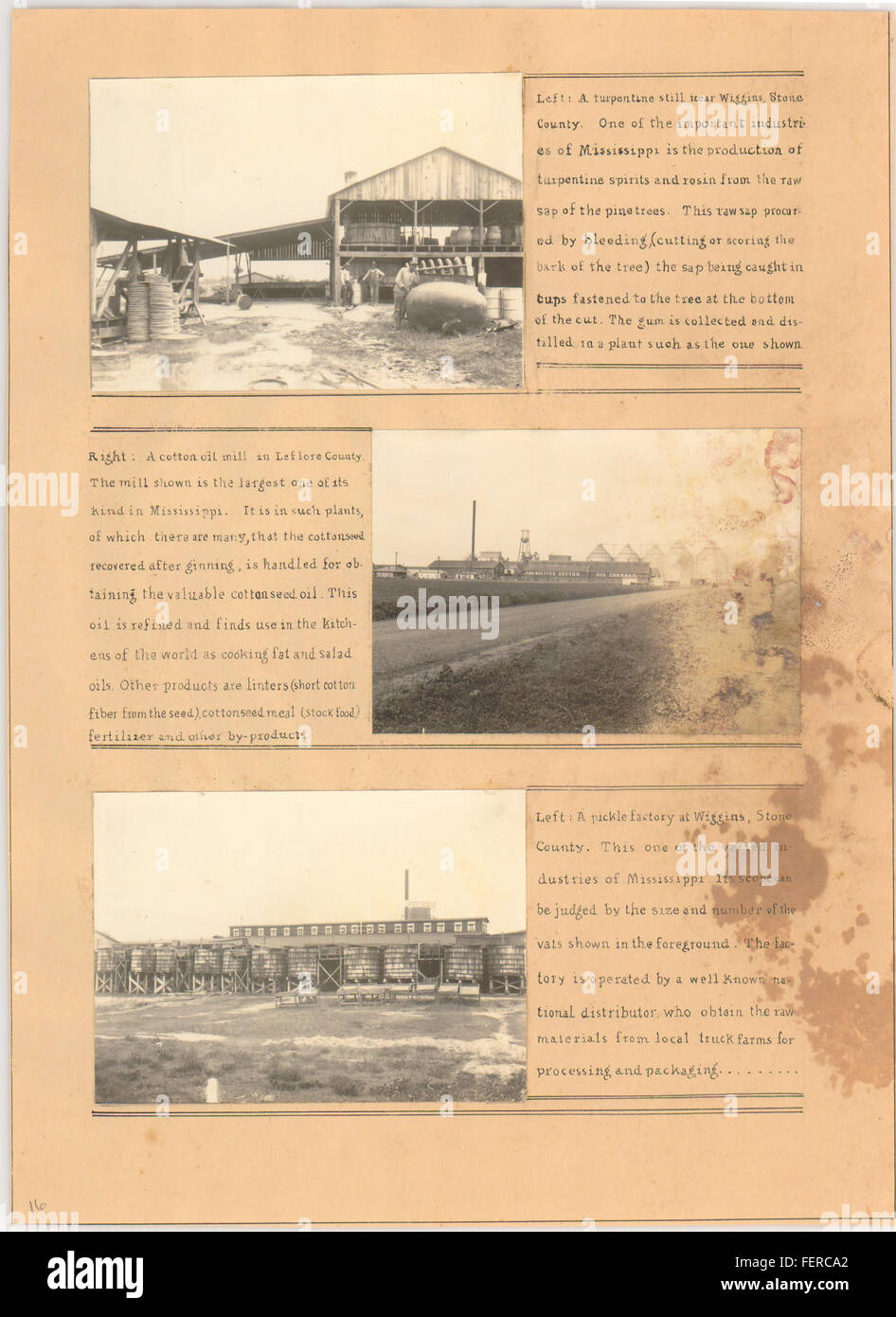 Pictorial History [of] Mississippi Architecture and Industry Stock